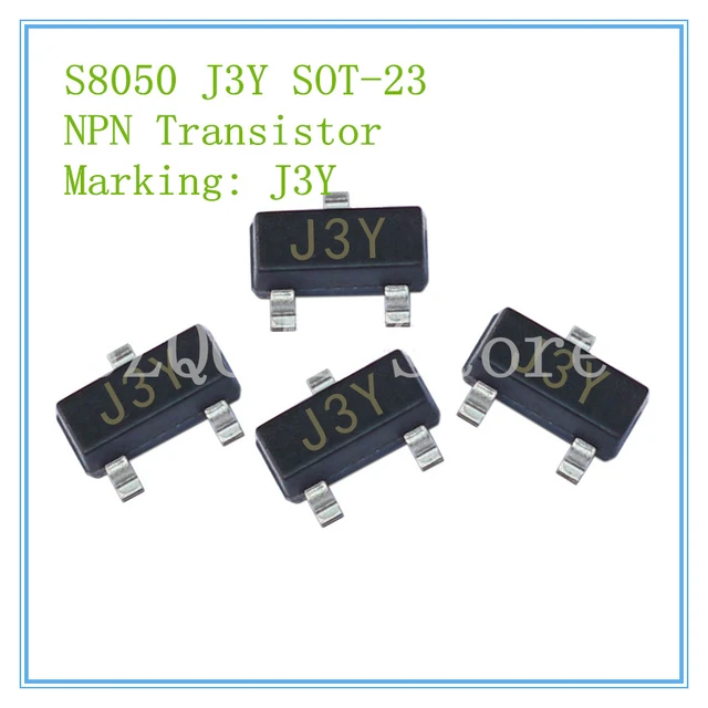 50pcs S8050 J3y Sot23 S8050 Smd Transistor(bjt) New And, 52 OFF