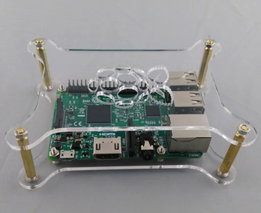 1layer Raspberry Pi акриловый чехол для корпуса Штабелируемый многослойный акриловый чехол для Raspberry Pi 4 3B+ 3B - Цвет: 1layer