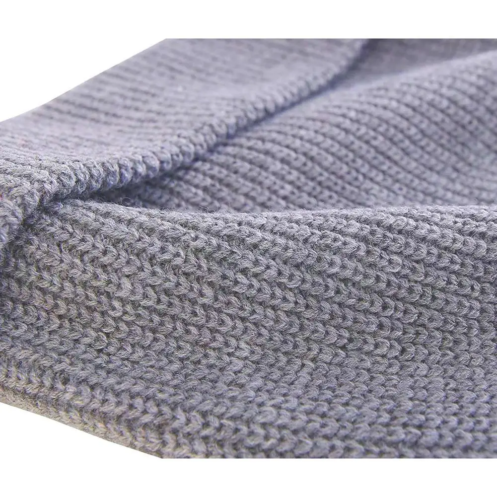 Unisex Winter Warm Men's Knitted Skullcap Casual Cuff Brimless Hip Hop Hat Short Melon Ribbed Ski Fisherman Docker Beanie Hats