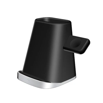 

3 in 1 Car Charger Cup for Apple Watch Magnetic Charger IPhone 8 Plus X XR XS AirPods Fast QI Wireless Charger for Samsung S9 S8