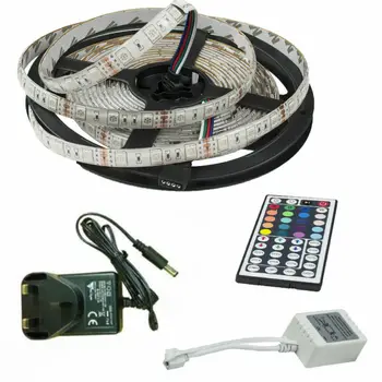 

5050 RGB LED STRIP LIGHTS COLOUR CHANGING TAPE UNDER CABINET KITCHEN LIGHTING