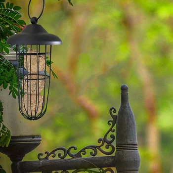 

Bird Feeder Hanging Automatic Bird Feeding Tool High Quality Metal Carrying Bird Feeder for Outdoor Use Pet Bird Feeder