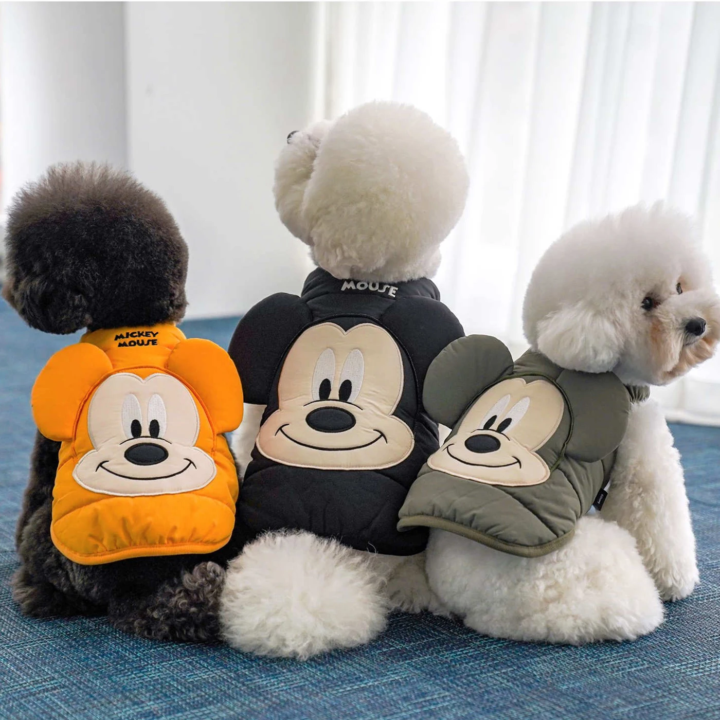 

Mickey Mouse 3d Print Dog Clothes Winter Warm Pet Coat Cartoon Dog Cotton Vest For Small Medium Dogs French Bulldog Pet Clothing
