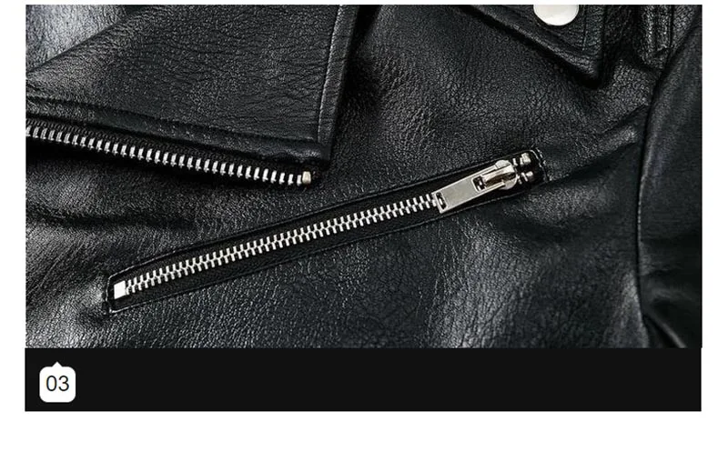 Men Fashion Punk Leather Jackets And Coats Skull Pattern Motorcycle Pu Faux Leather Jackets Outwear For Male Black (9)