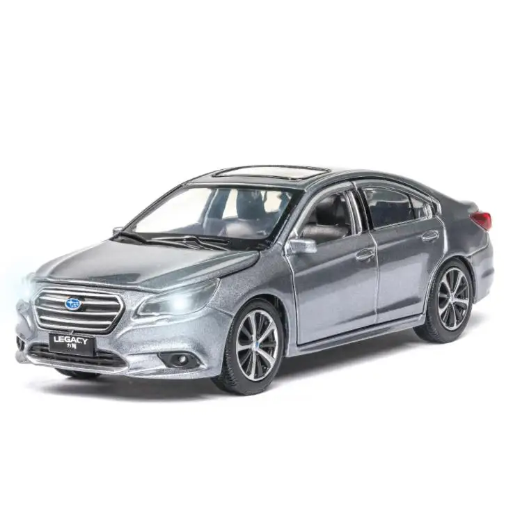 

Scale 1:32 SUBARU LEGACY Alloy Sports Car Diecast Model Sound & Light Pull Back Cars Toy Children Birthday Hot Gift Wheel
