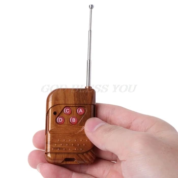 

315/433Mhz Universal Wireless Copy Code Remote Control Controller 4 Channel Electric Cloning Gate Garage Door Auto Keychain