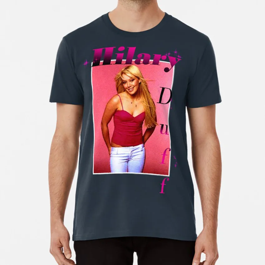 Vintage Hilary T shirt 90s 2000s 1990s vintage nostalgia nostalgic hilary duff lizzie mcguire childhood