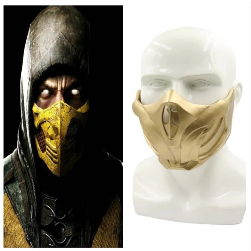 

Hot New High Quality Resin Mask Mortal Kombat 11 Violent Fighting Reality Quick Action Game Adult Mask Headgear