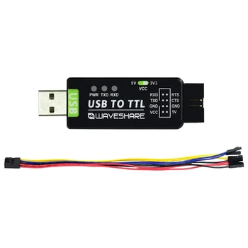 

Waveshare Industrial USB to TTL Converter with FT232RL Onboard and Multi Protection Circuits Support Multi Systems