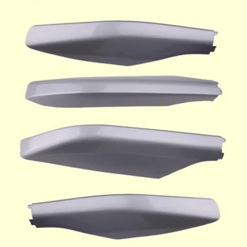 

4pcs Car Plastic Silver Roof Rack Rail End Cover Cap Shell Fit For Toyota Land Cruiser Prado J120 2003-2007 2008 2009