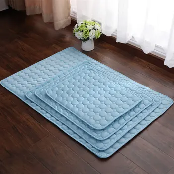 

Pets Summer Cooling Mat Portable Tour Sleeping Pet Accessories For Dogs Cat Blanket Sofa Breathable Pet Dog Bed Washable Mat