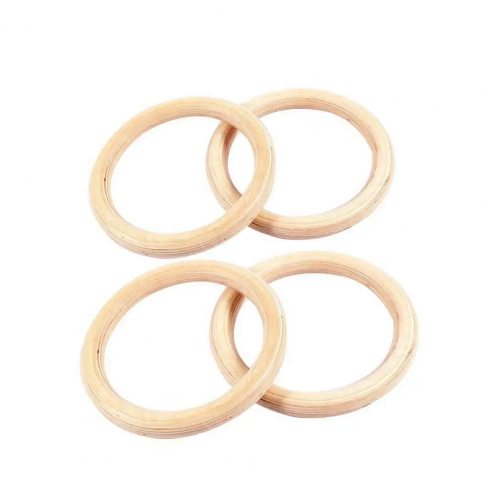 Universal Fitness Ring Safe Gymnastic Ring Smooth Practical Gymnastic Rings Wood gymnastic rings