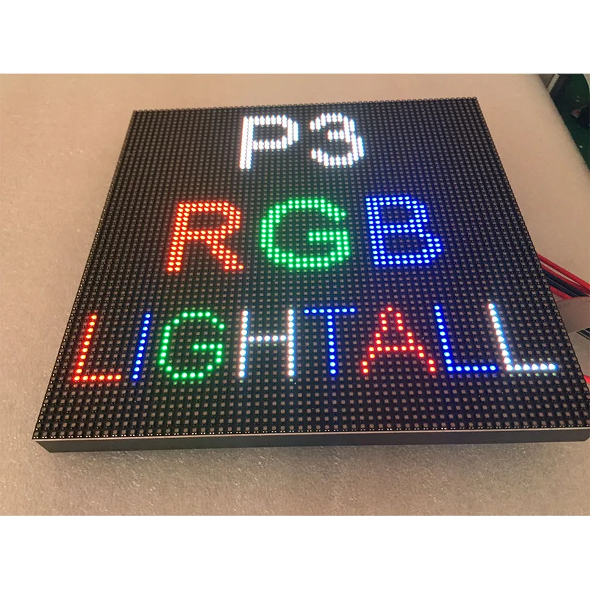 Превосходное качество светодиодный модуль P3 64*64 пикселей smd2121 192*192 мм