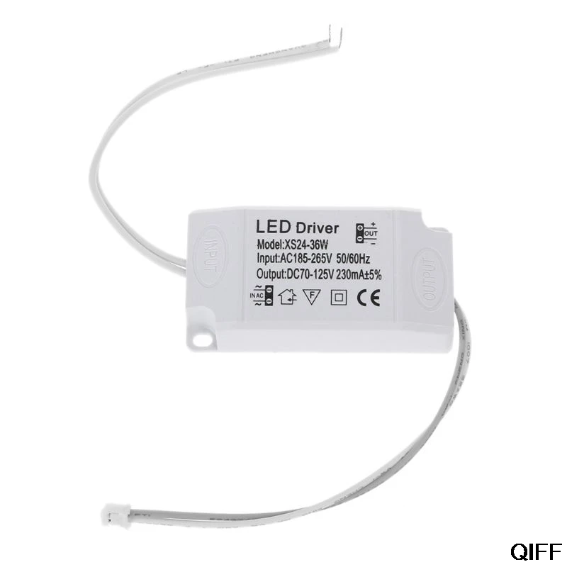 

Drop Ship&Wholesale 220V LED Constant Current Driver 24-36W Power Supply Output External For LED Aug. 8