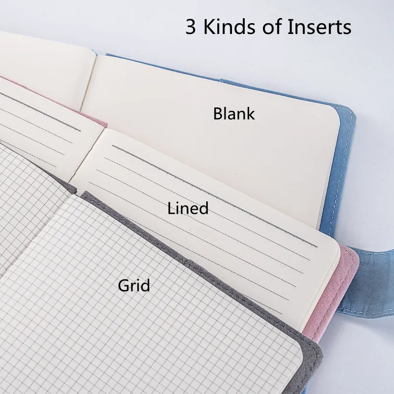 Capa Dura Revistas de Luxo para Mulheres Planejador em Branco em Branco Fivela Magnética Azul Notebook Bandagem Substituível - Imagem 3