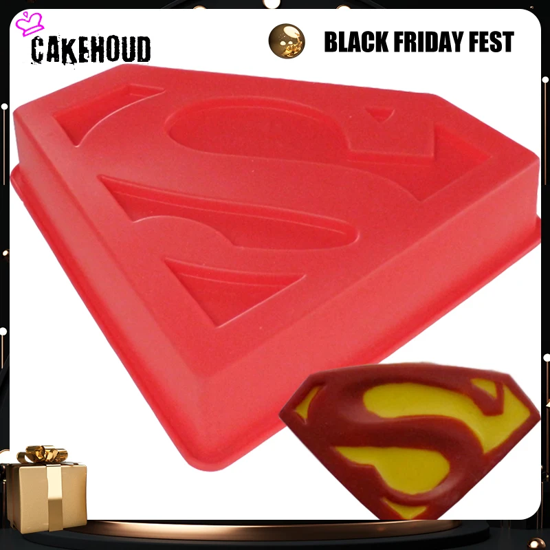 CAKEHOUD 3D с эмблемами супергероев из мультфильмов Супермен логотип торта