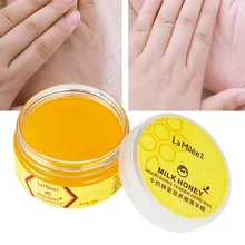 Молочная Медовая маска ручной воск увлажняющий отбеливающий уход за кожей Инструмент для педикюра пленка для рук уход за руками крем 110 г
