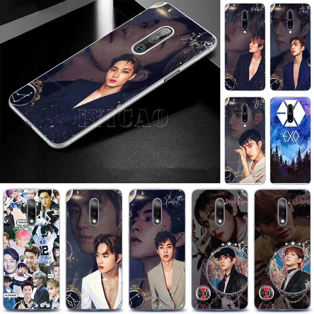 IYICAO Exo K Pop Baekhyun Твердый чехол для OnePlus 5 6 5T 6T 7 Pro Чехол Для Телефона | Мобильные