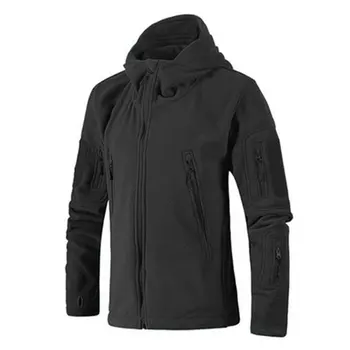 

Winter Military Uniform Clothes Tactical Warm Solid Color Uniform Coat Camouflage Hooded Army Camo Clothing For Men