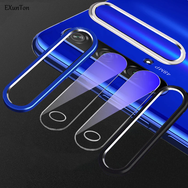 Закаленное стекло EXUNTON для объектива камеры Huawei Honor 20 Pro защита экрана задняя