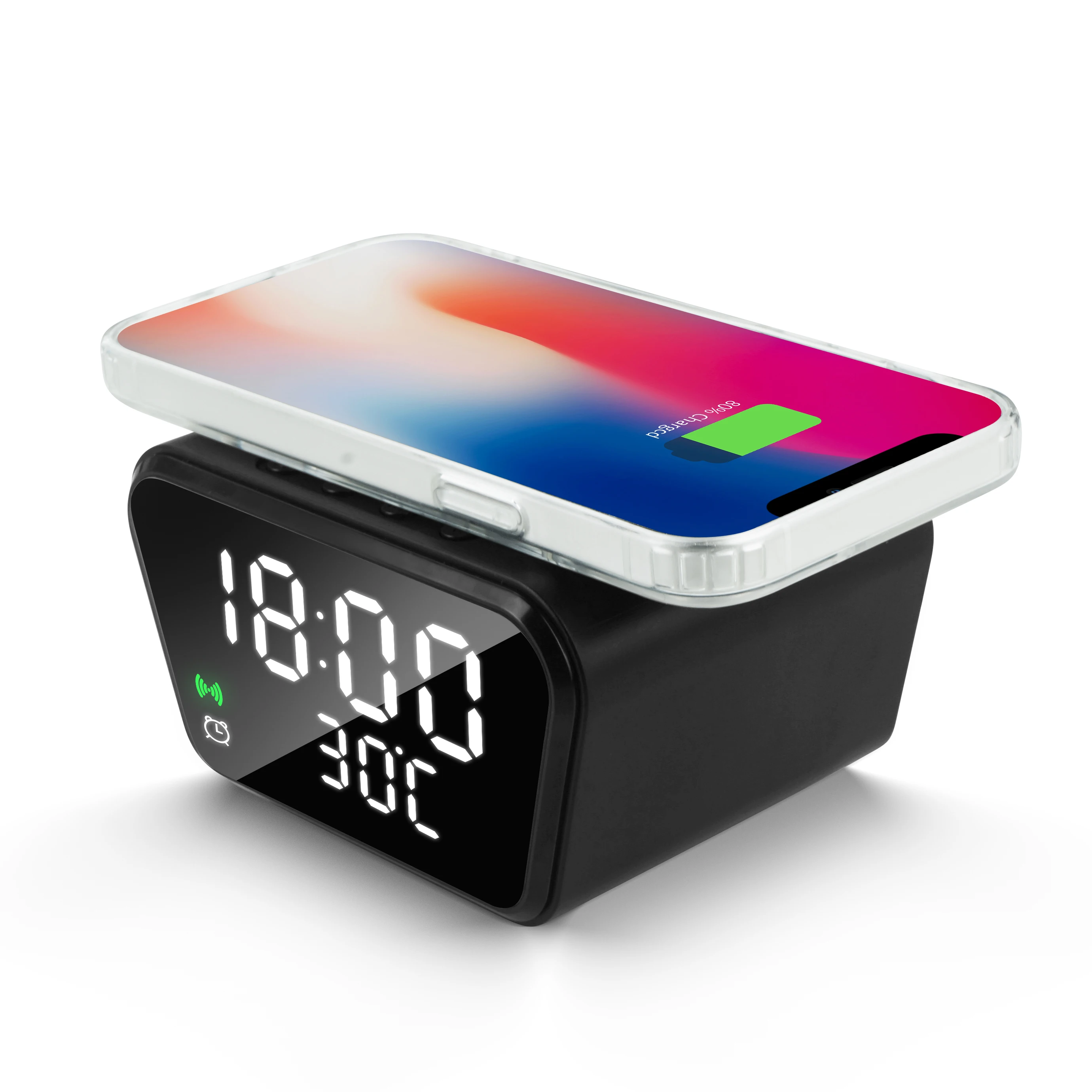 Artizer NZ01 Alarm Clock Wireless Charger 2 in 1 for Phone Portable
