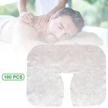 Одноразовые подушечки для головы, полотенце для лица, специальное массажное полотенце, нетканое полотенце, подушка для красоты, полотенце, массажный стол, крышка колыбели для лица