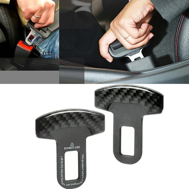 Extensor de cinturón de seguridad para coche, hebilla de cinturón de  seguridad para BMW Benz/ Honda /Toyota/Hyundai - AliExpress