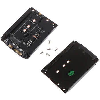 

Metal Case B+M Key M.2 NGFF SSD To 2.5 SATA 6Gb/s Adapter Card With Enclosure Socket M2 NGFF Adapter With 5 Screws Converter