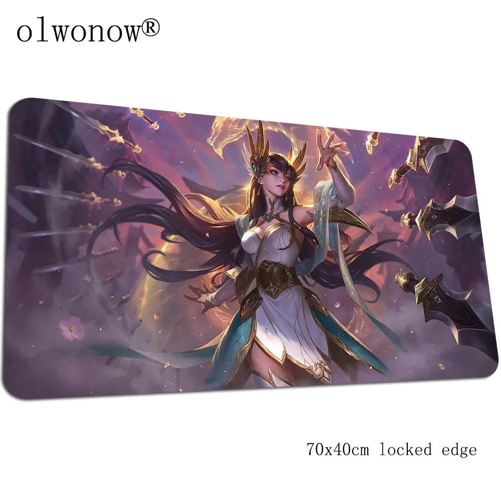 Ahri sexy mousepad 700x400x3mm large gaming mouse pad gamer mat game computer padmouse keyboard cheapest play mats - Цвет: Size 700x400x3mm