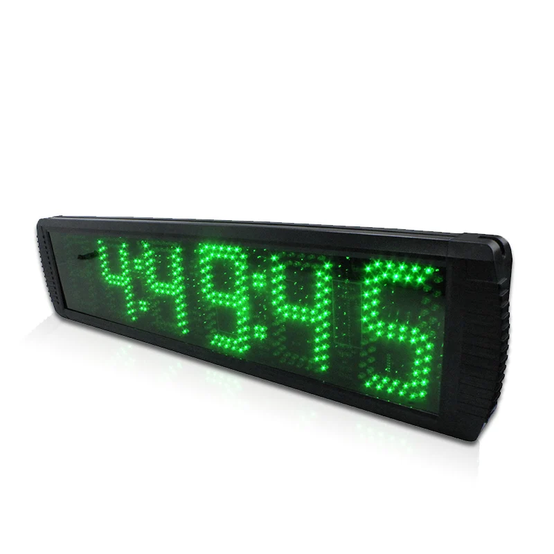 LED digital high brightness sports countdown clocks big lap timer clock marathon car race timer stopwatch Wall Clock Clock Parts