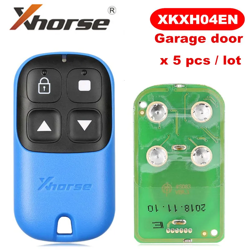 Xhorse XKXH04EN VVDI кнопка двери гаража синий цвет 5 шт./лот |