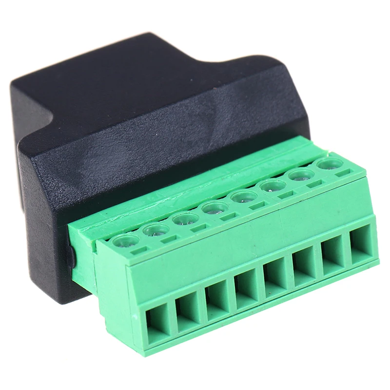 1 шт. Ethernet RJ45 гнездовой к винтовой клемме 8 Pin CCTV цифровой адаптер DVR