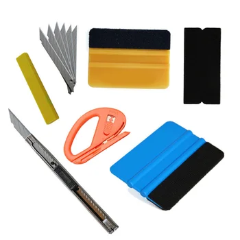 

Kit Vinyl Wrapping Tools Installation Soft Convenient Safety Car Squeegee