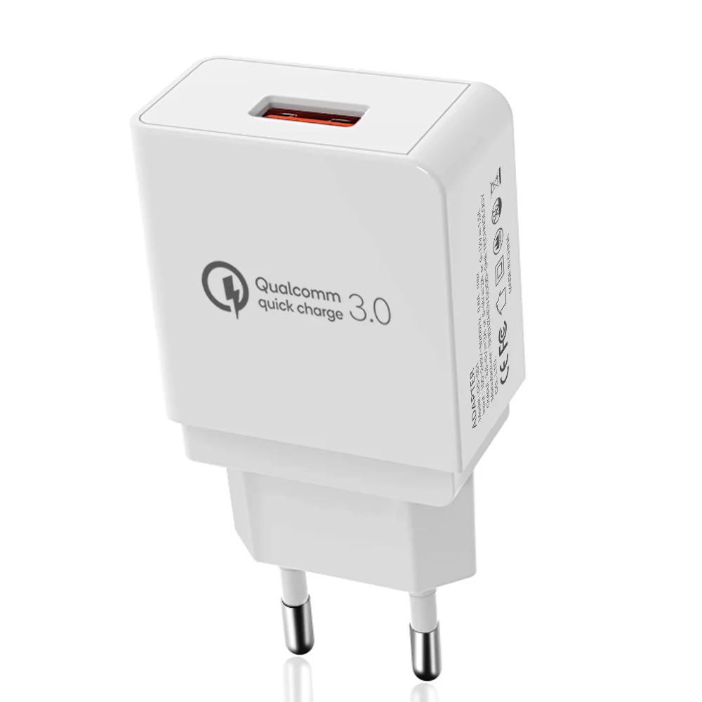 KISSCASE USB быстрое зарядное устройство USB зарядное устройство Quick Charge 3,0 Teavel зарядное устройство для iPhone X XS XR 7 7Plus XS Max samsung S8 S9 A70 Note10