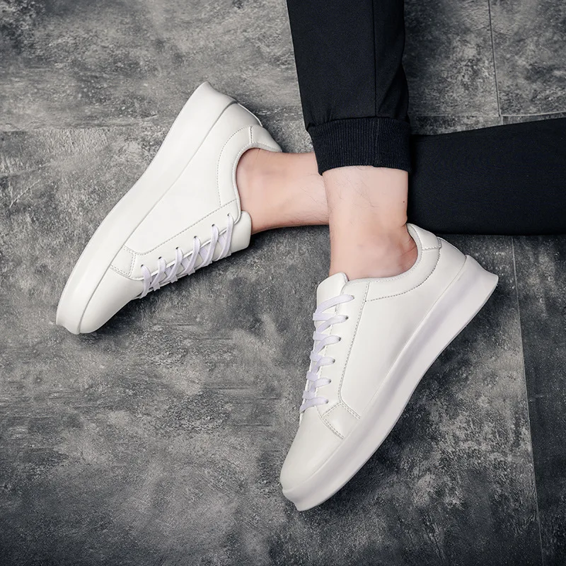 

2019 New Style Spring Men Shoes Korean-style Trend Versatile Men Casual Sport Sneakers Extra High Students Tide xie bu