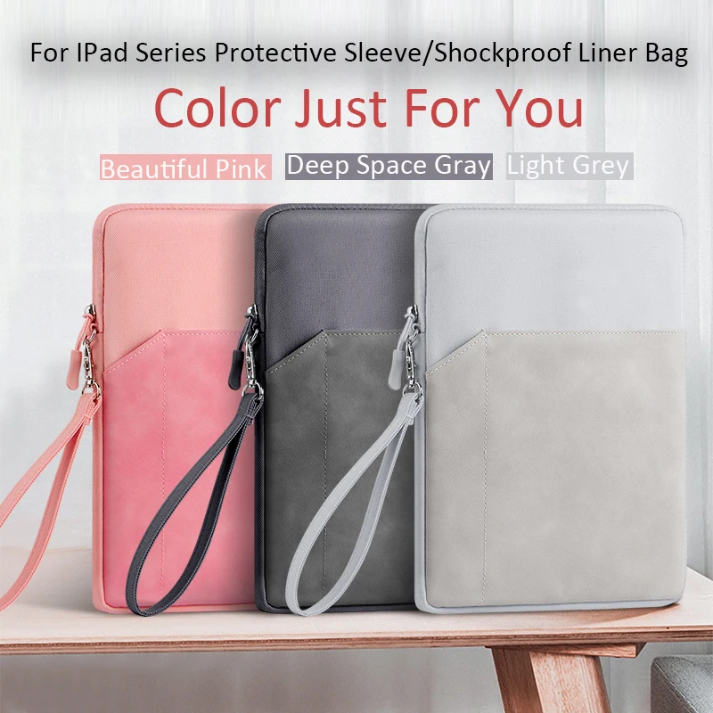 For ipad air 4 10.9 Portable Bag For iPad Mini Pro 9.7 Air 2 3 10.5 11 Case For Xiaomi Huawei Sumsung 7.9-10.8 tablet Sleeve Bag