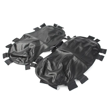 

Motorcycle Saddlebag Lid Saddle Bag Bra Covers For Harley Davidson Touring Street Electra Glide 2014-Up