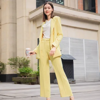 

New Spring Women Suits Office Lady Professional Slim Suit Pants Women Two Piece Outfits
