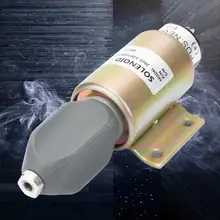DC 12V Электромагнит отключения подачи топлива клапан остановки электромагнитный клапан пламени для дизельного двигателя короткое время действия