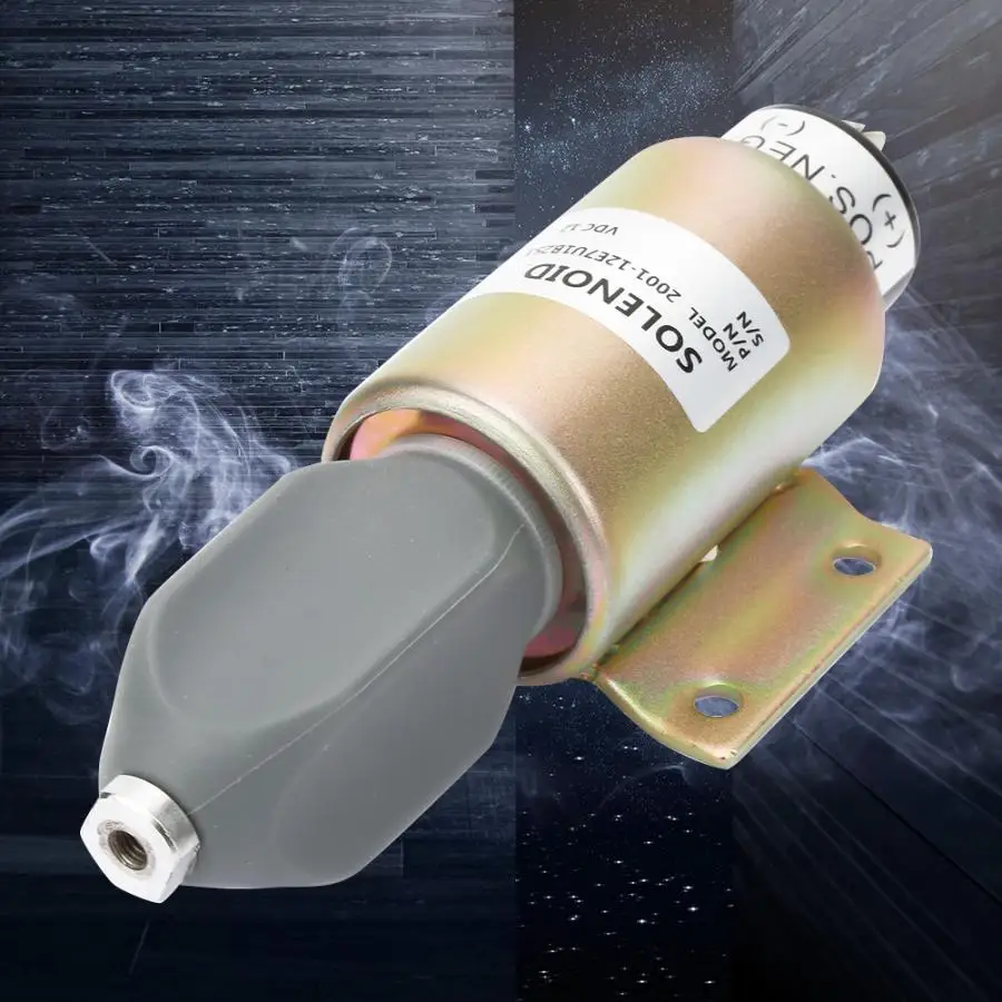 DC 12V Электромагнит отключения подачи топлива клапан остановки электромагнитный
