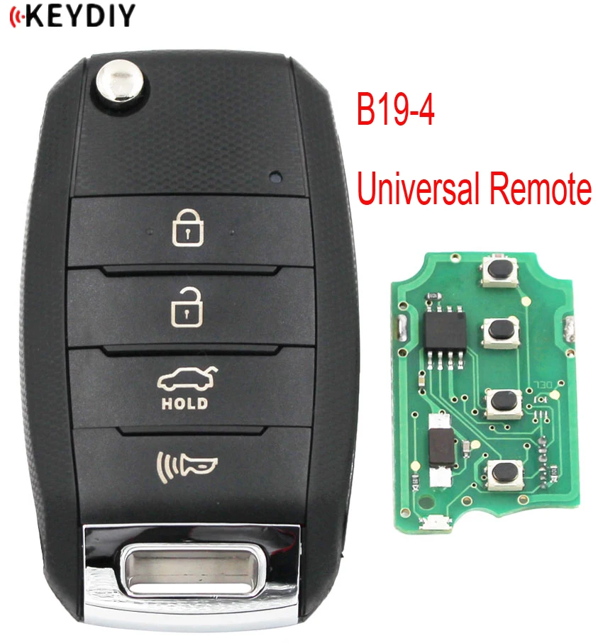 

1PC, KEYDIY Original Universal B Series Remote Control B19-4 KD900K/D900+/URG200/KD-X2 Key Programmer