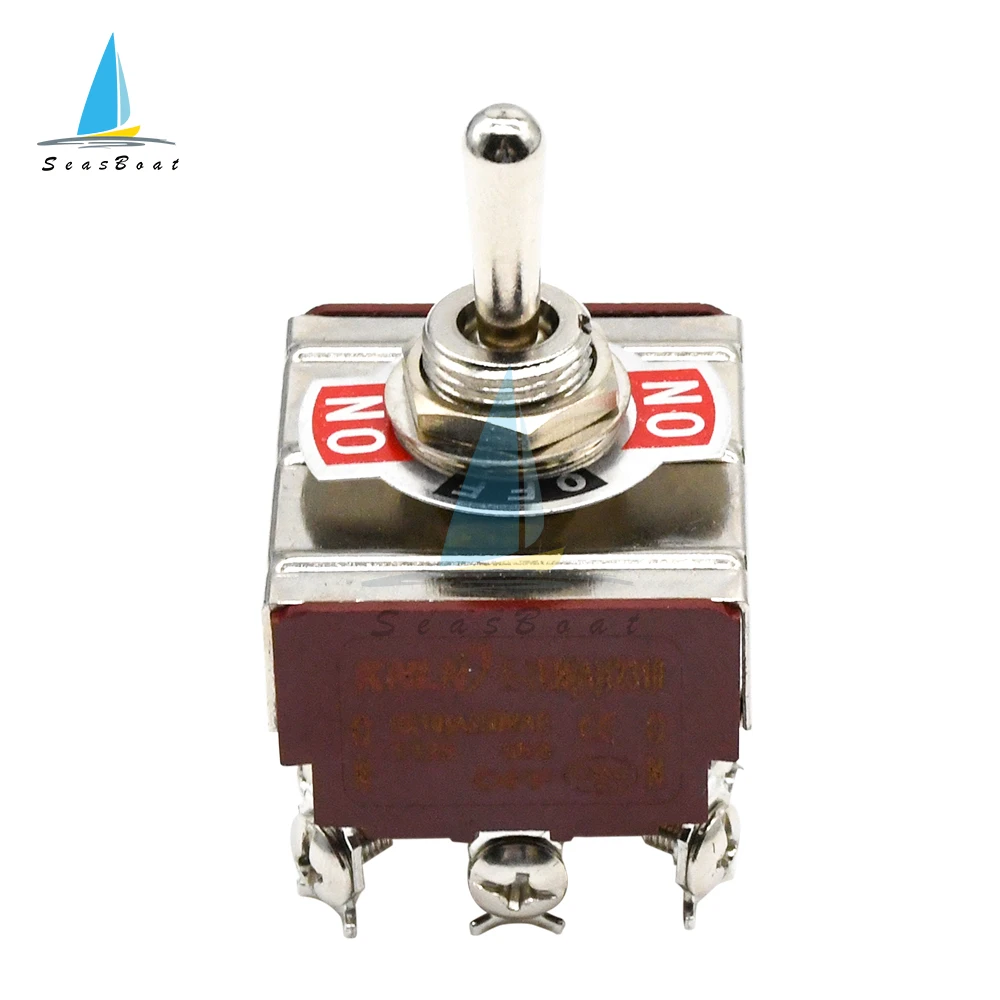 Miniature On Off Small SPST Toggle Switch 16A 250VAC Heavy Duty Rocker Switch 2 3 4 6 12 Pin ON-OFF ON-ON ON-OFF-ON motion sensing light switch