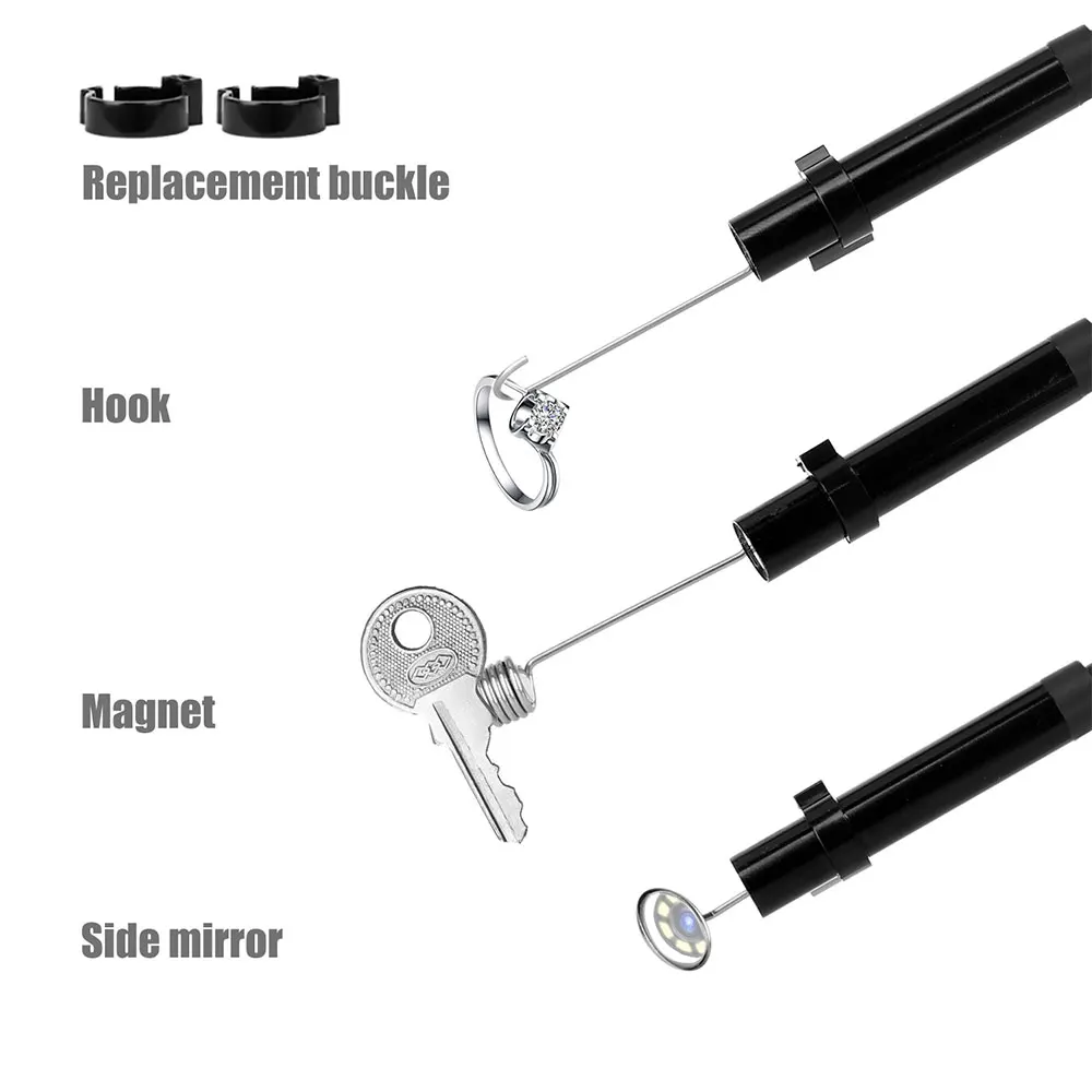 

Endoscope 4.3 Inch ABS Microscope Photos Monitoring Inspection Camera Visual Endoscope Ear Spoon Borescope P30 Real-Time Video