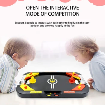 

2 In 1 Ice Hockey Game Leisure Kids Educational Interactive Hockey Game Toy Mini Desktop Battle Christmas Gift Soccer Games