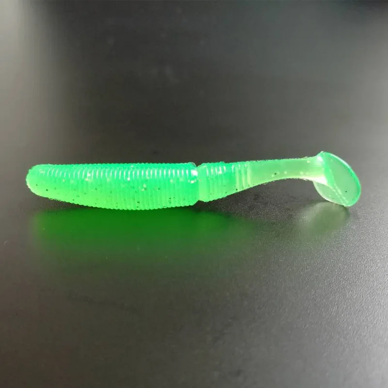 

T-Tail Lure Soft Bait Soft Worm 70mm2. 7g Bionic Lure Soft Bait Mandarin Fish Bass Topmouth Culter Osmanthus Fish Soft Worm