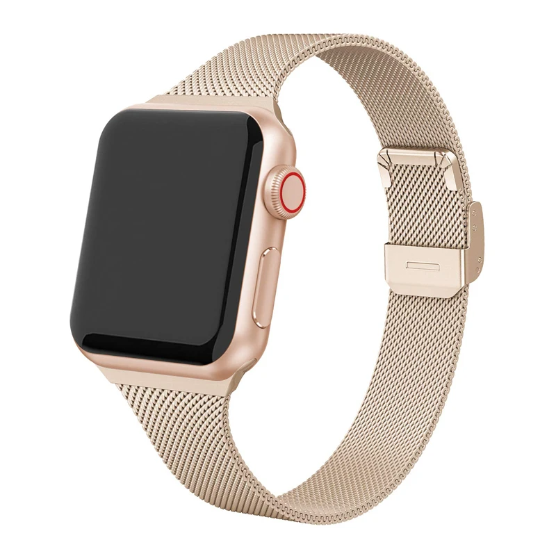 Для похудения браслет из нержавеющей стали для apple watch, 38 мм, ремешок, 40 мм apple watch ремешок 38 мм 40 мм наручных часов iwatch серии 5/4/3/2/1 wristbelt