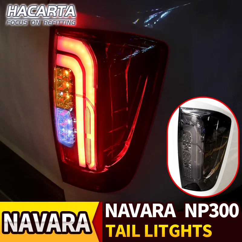 Светодиодный ные задние стоп сигналы для Navara NP300 D23 лампа 2014 19/Frontier 2018 +