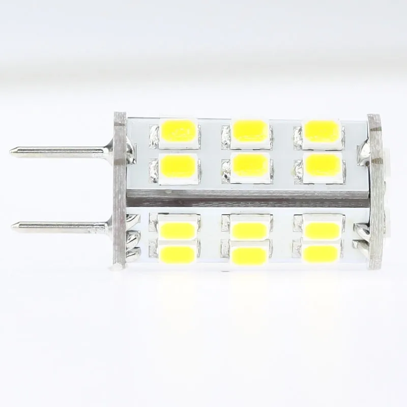 Светодиодная лампа G6.35 2835SMD 27 светодиодов 350LM может заменить галогенную лампу 20 Вт 30 Вт высокого напряжения DC10-30V/AC8-20V с регулируемой яркостью 1 шт./лот