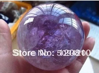 

YM 324 Natural Amethyst Quartz Crystal Sphere Ball Healing Stone 50mm