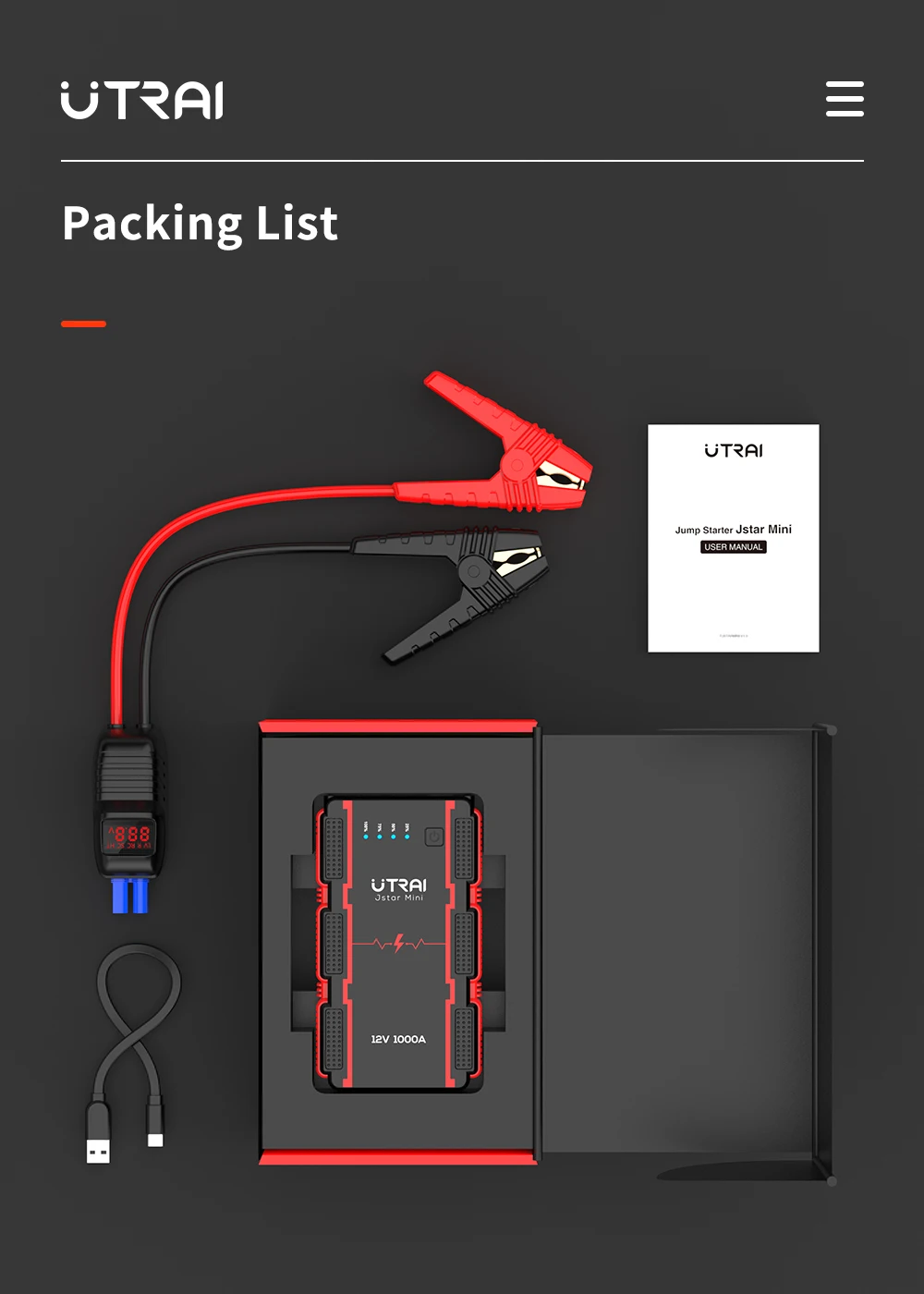 de potência para 12v carro de emergência